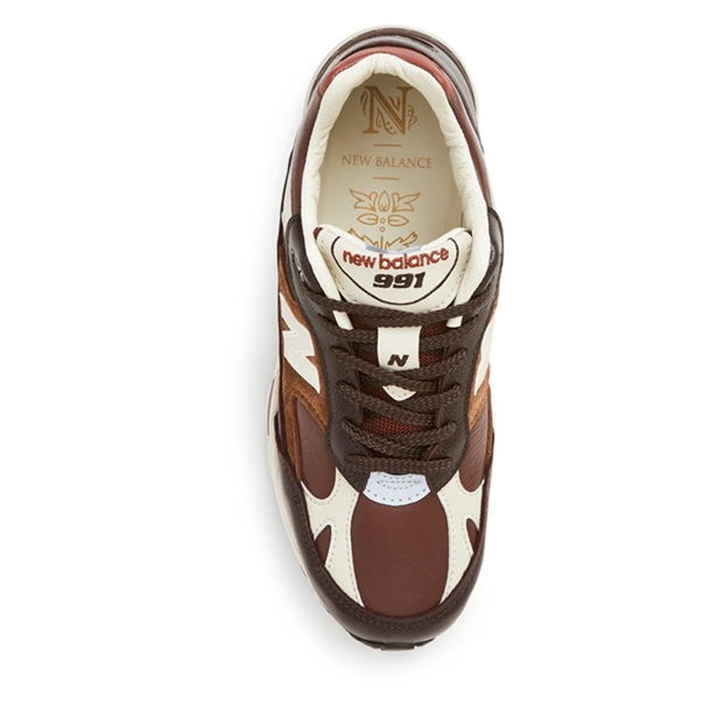 New Balance 991 Low Trainer - Brown